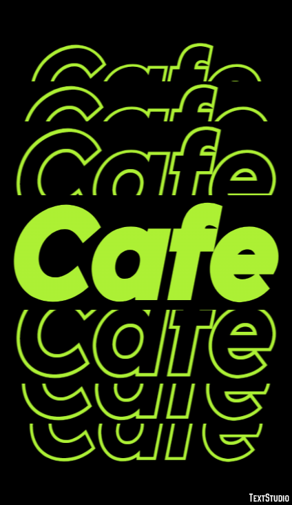 Cafe Effet de texte