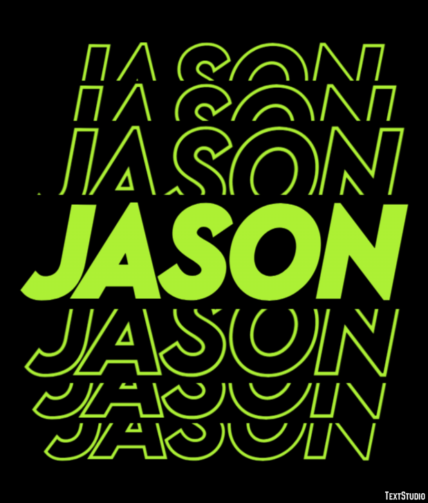 Jason Texteffekt