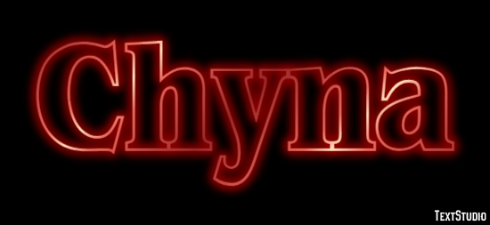 Chyna Text Effect