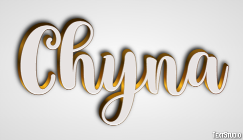 Chyna Text Effect