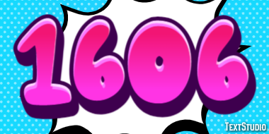 1606 Tekst Effect