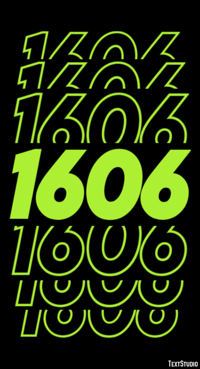 1606 Tekst Effect