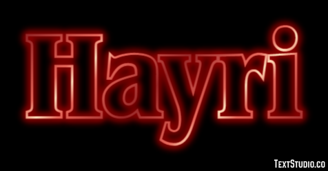 Hayri Effetto testo