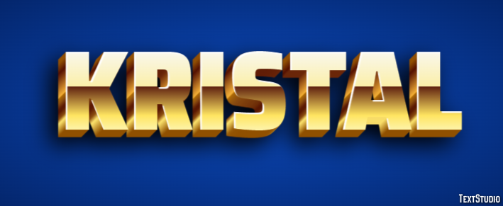 Kristal Text Effect