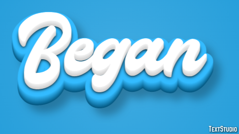Began Text Effect