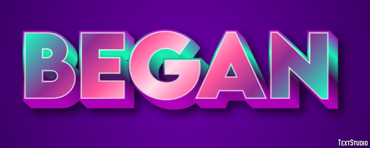 Began Text Effect