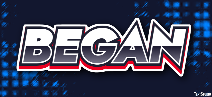Began Text Effect