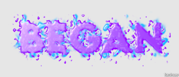 Began Text Effect