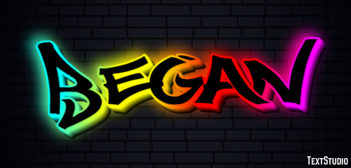 Began Text Effect