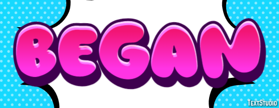 Began Text Effect