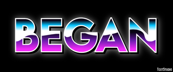 Began Text Effect