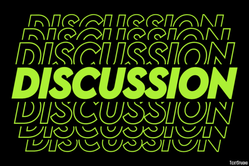 Discussion Text Effect