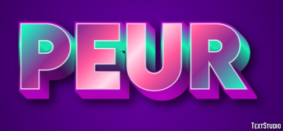 Peur Effet de Texte