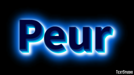 Peur Effet de Texte