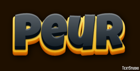 Peur Effet de Texte