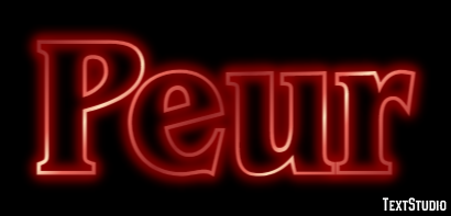 Peur Effet de Texte