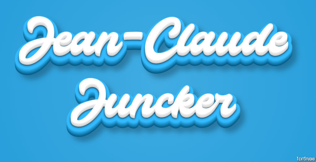 Jean-Claude Juncker Efecto de Texto