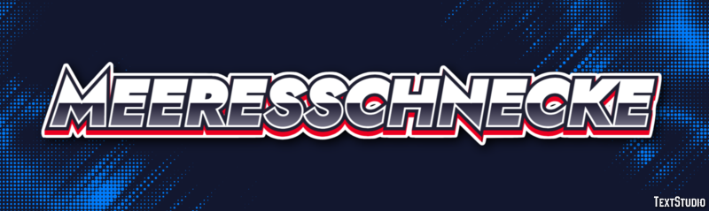 Meeresschnecke Texteffekt