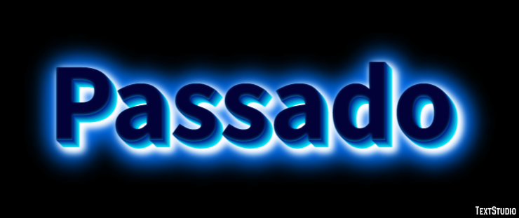Passado Text effect