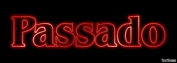 Passado Text effect