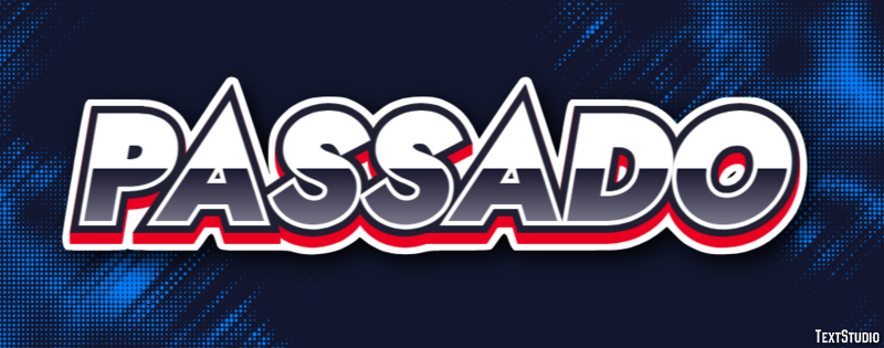 Passado Text effect