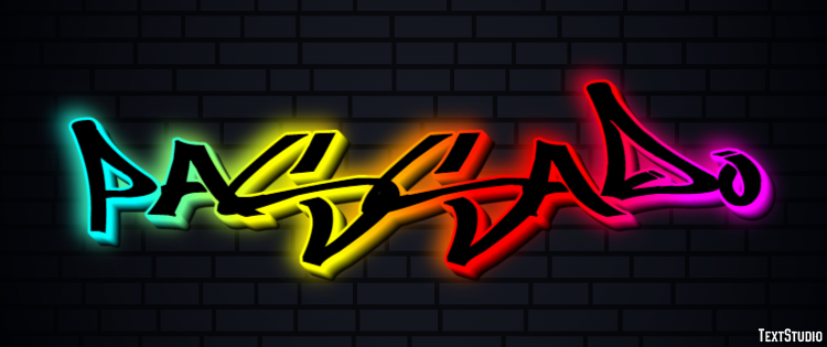 Passado Text effect