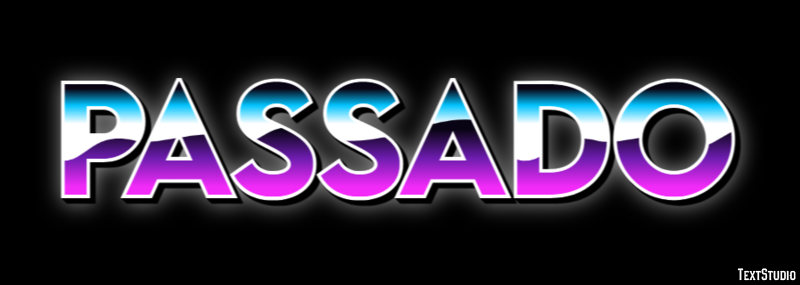 Passado Text effect