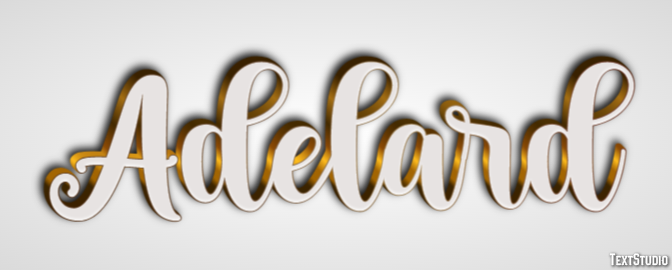 Adelard Text Effect