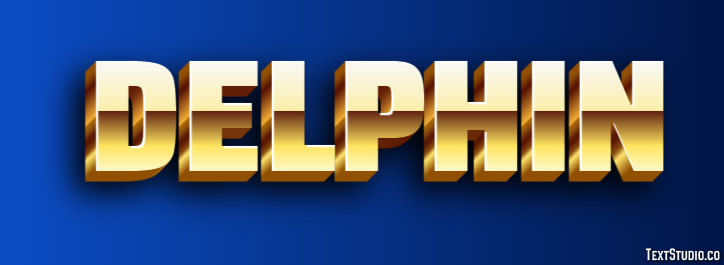 Delphin Text Effect