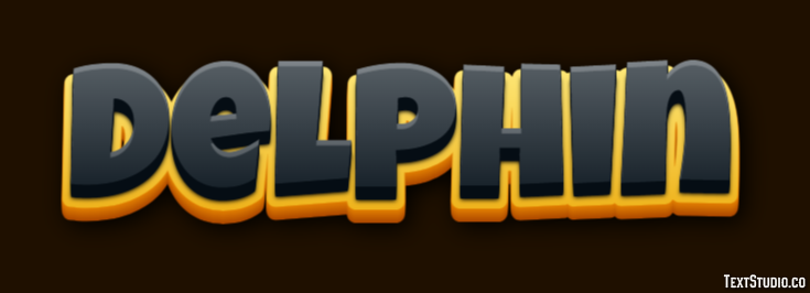 Delphin Text Effect