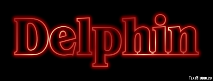 Delphin Text Effect