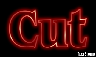 Cut Metin Efekti