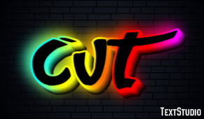 Cut Text Effect