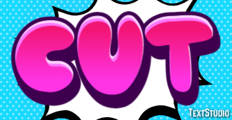 Cut Text Effect
