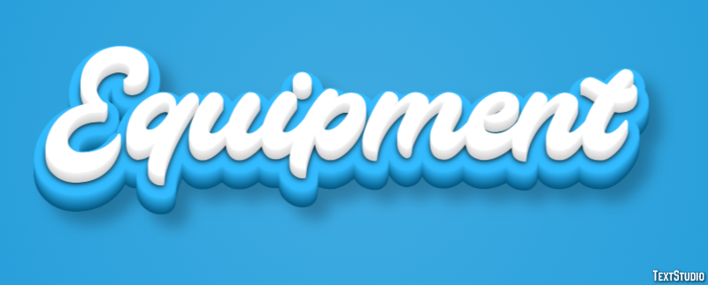 Equipment Text Effect