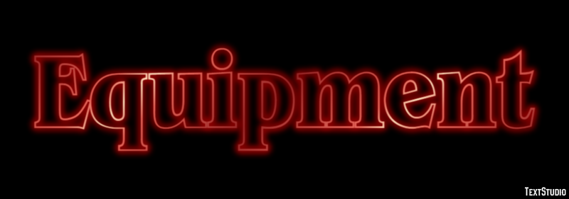 Equipment Text Effect