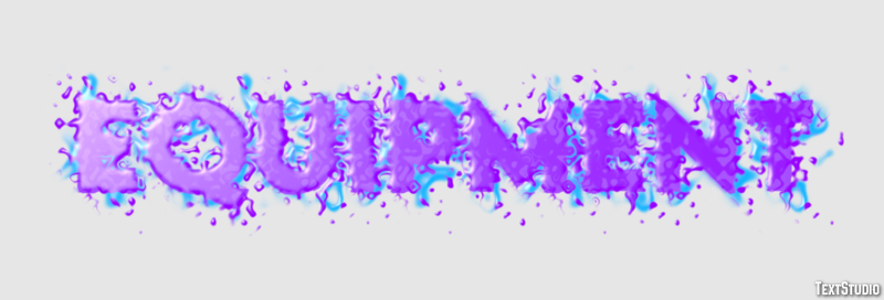 Equipment Text Effect