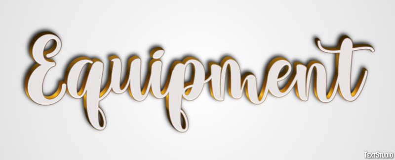 Equipment Text Effect