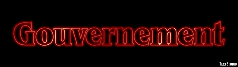 Gouvernement Efecto de Texto