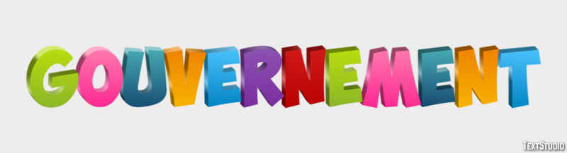 Gouvernement Efecto de Texto