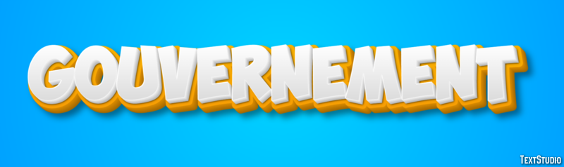 Gouvernement Effet de texte