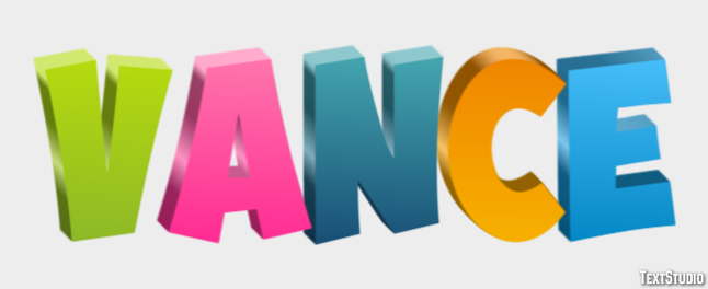 Vance Text Effect