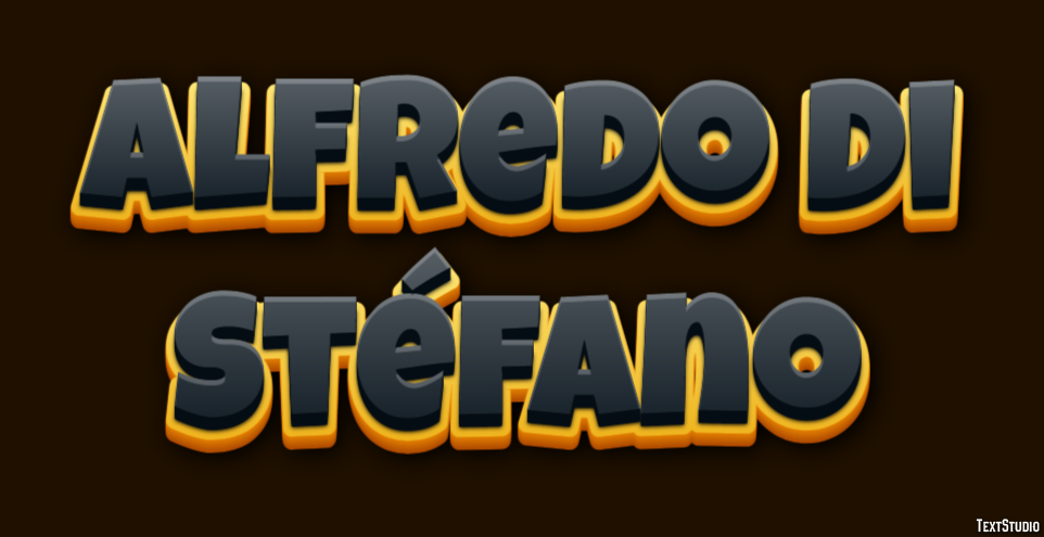 Alfredo Di Stéfano Efeito do texto