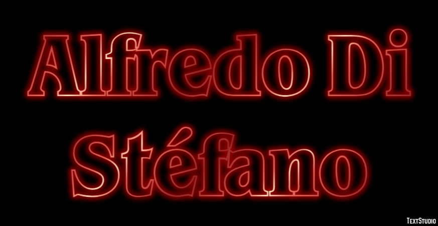 Alfredo Di Stéfano Efeito do texto