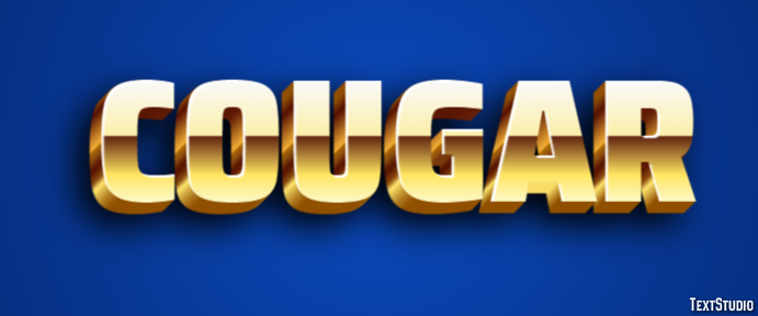 Cougar Efecto de Texto