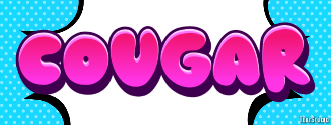 Cougar Efecto de texto