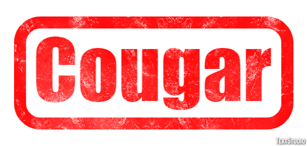 Cougar Efecto de texto