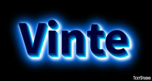Vinte Text Effect