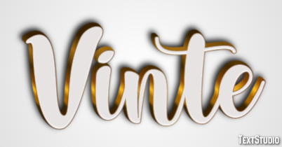 Vinte Efeito do texto
