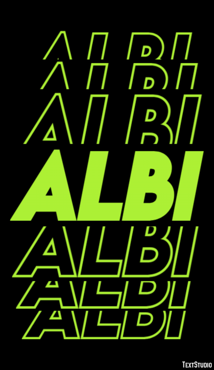 Albi Texteffekt